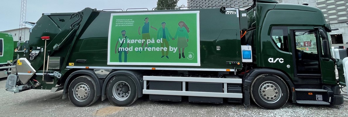 Så ruller El-bilerne i Københavns Kommune - Flexsign leverer PVC frie reklamer til disse ARC biler